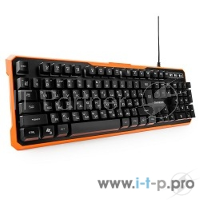 Клавиатуры, мыши Гарнизон Клавиатура игровая GK-320G черный USB, подсветка, код Survarium, антифантомные клавиш