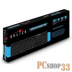Клавиатура Oklick 570M Slim Black USB 654575