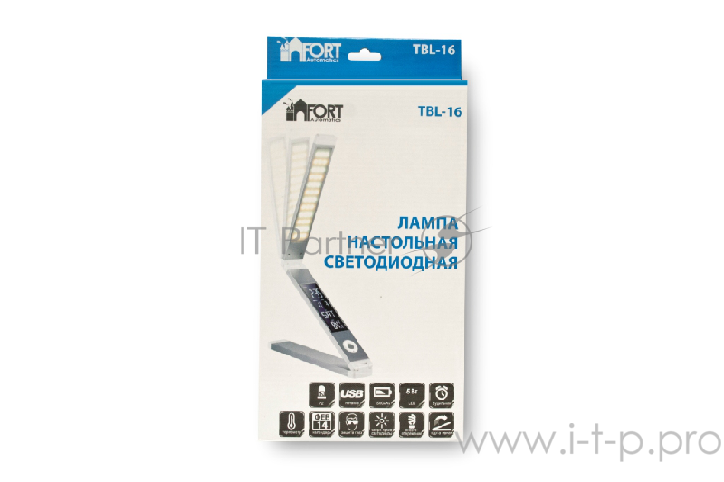 Настольная светодиодная лампа Fort TBL-16 Black