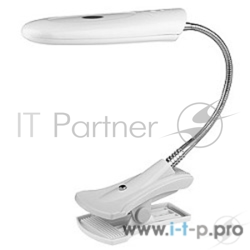 Настольные светильники ЭРА NL-207 NL-207-2G7-9W-W белый {Светильник настольный, на прищепке, 9 Вт}