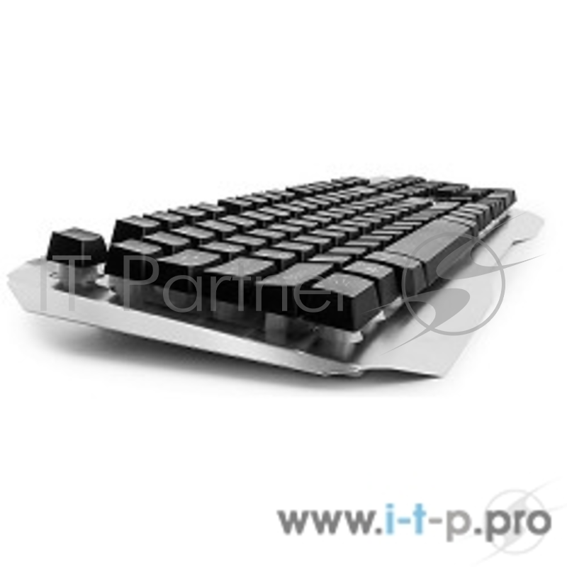 Клавиатуры, мыши Гарнизон Клавиатура игровая GK-500G, металл, подсветка, USB, черный/серый, антифантомные клавиши