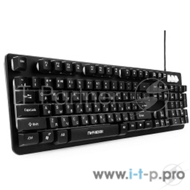 Клавиатуры, мыши Гарнизон Клавиатура игровая GK-300G, металл, 3 различные подсветки, USB, черный, антифантомные и мех
