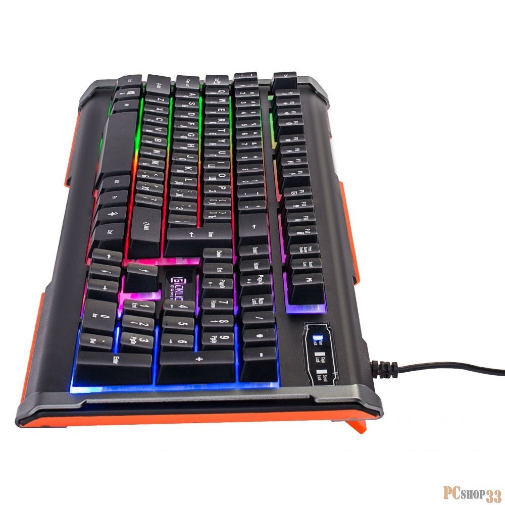 Клавиатура Oklick 710G black/grey USB Multimedia 476393