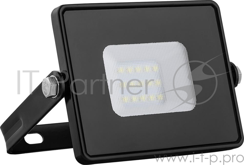 Прожектор светодиодный FERON 29490 2835 SMD 10W 4000K IP65, черный с матовым стеклом, LL-918