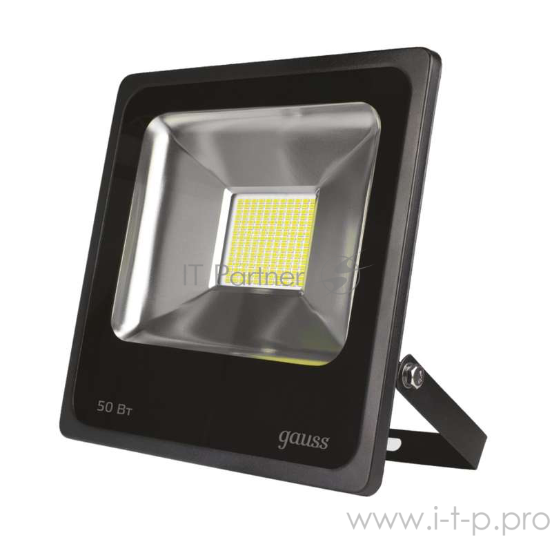 Прожектор светодиодный GAUSS 613100350 LED 50W IP65 6500К черный 1/6