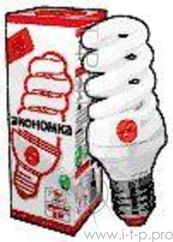 Лампа энергосберегающая ЭКОНОМКА SPC13wE1442eco, 13 Вт, холодный свет, цоколь 14, спираль Т3