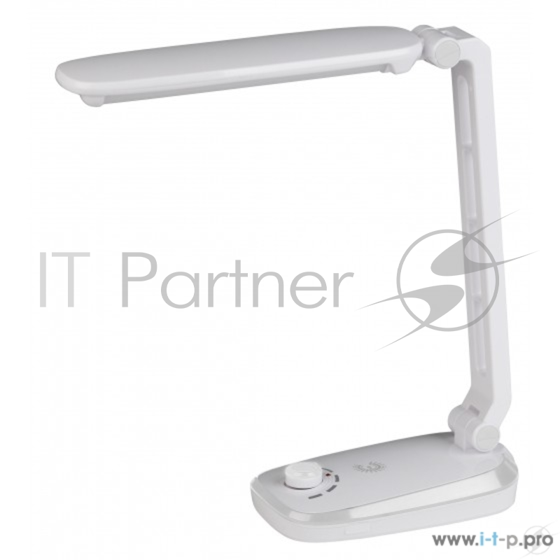 Настольный светодиодный светильник ЭРА Б0019134 NLED-425-4W-W белый {Светильник настольный складной, аккумулятор, плавный диммер яркости, цвет. температура 3000К}