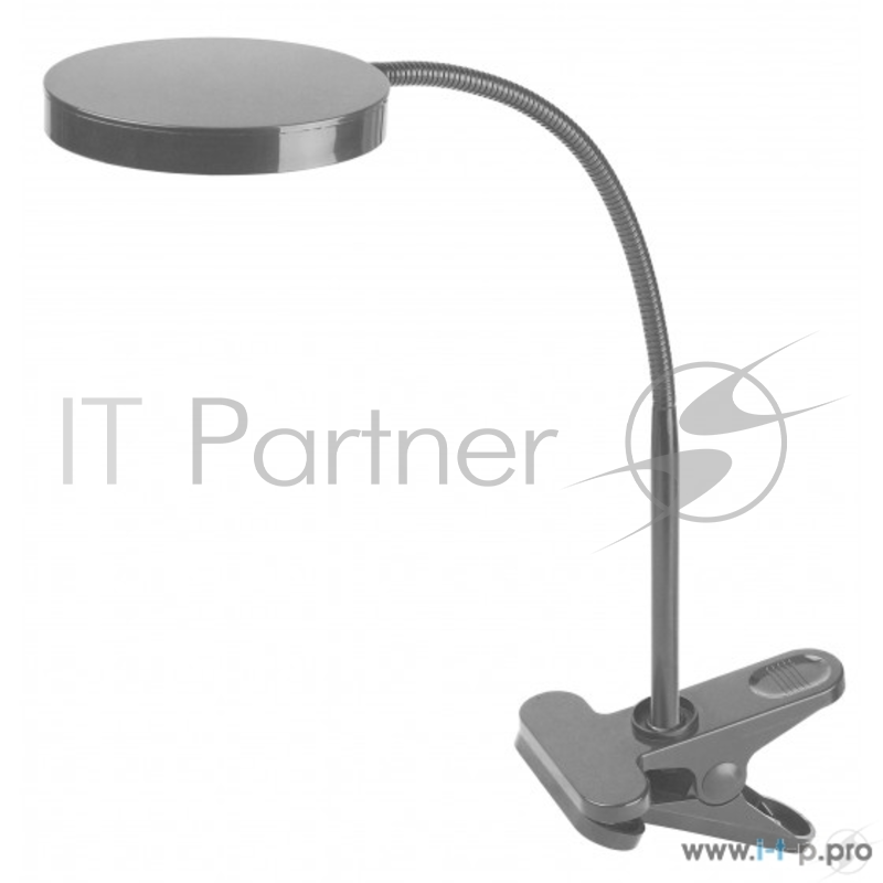 Настольный светодиодный светильник ЭРА Б0004478 NLED-435-4W-S серебристый {на прищепке, цвет. температура 3000К}