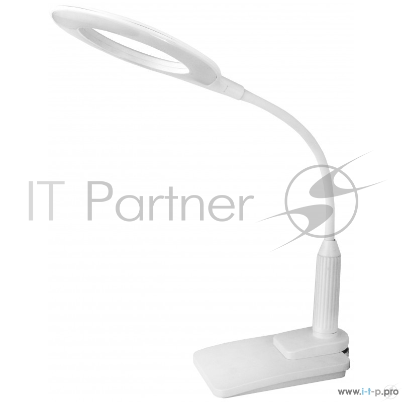 Светильник Camelion KD-814 C01 белый LED (Св-к наст.,основ-е+струб,7 Вт,230В, сенс.вкл.,4 ур.ярк,450 лм,4000К)