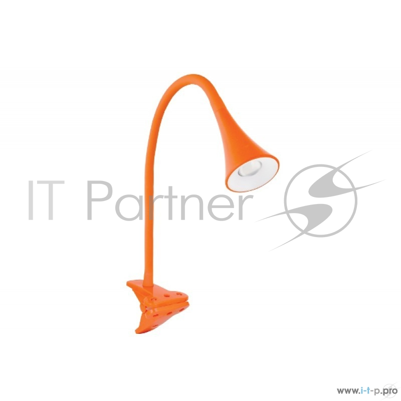 Светильник Camelion KD-812 C11 оранжевый LED (Свет-ник настольн.на прищепке, 3.2 Вт, 230В, 4000К, 270 лм)