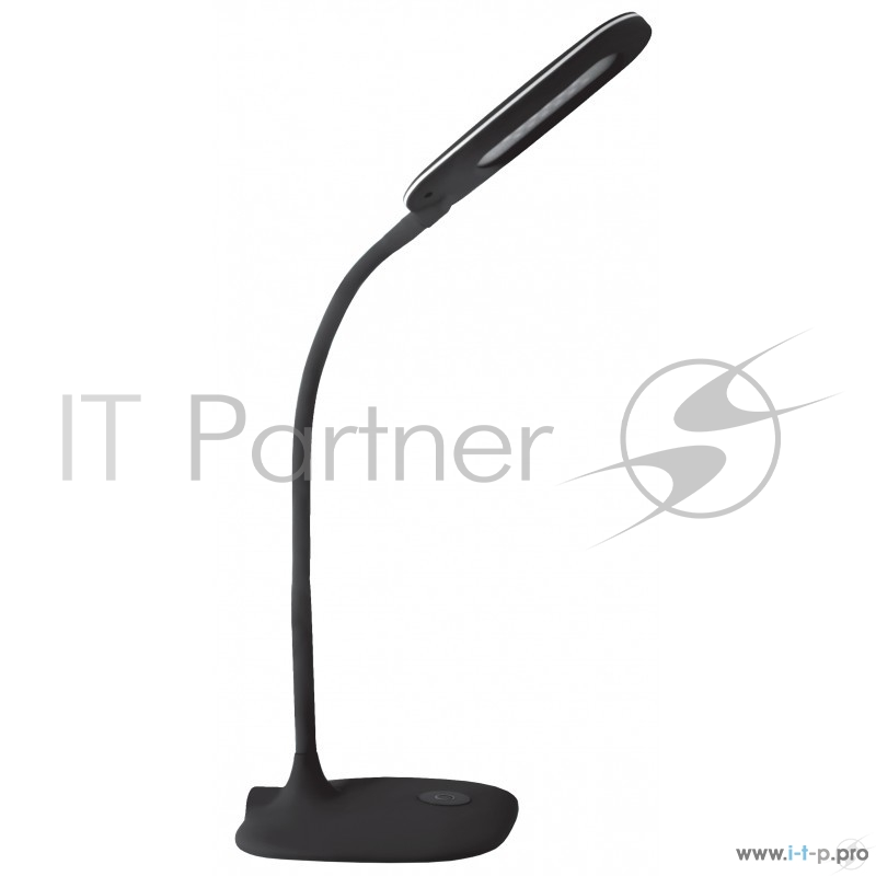 Светильник Camelion KD-800 C02 чёрный LED (Свет-к наст., 7 Вт,230В, сенс. вкл-е, 3 уровня яркости, 4000К)