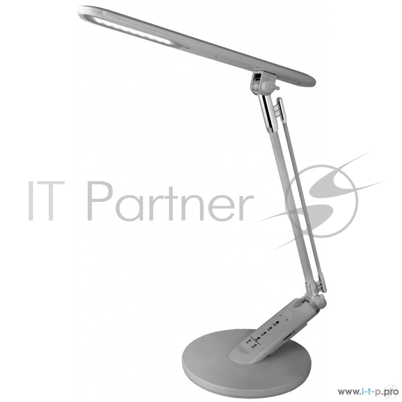 Светильник Camelion KD-816 C03 сереб.LED (Свет-к наст.,8 Вт,230В, сенс.,5 ур.ярк,4 цветов темп.)