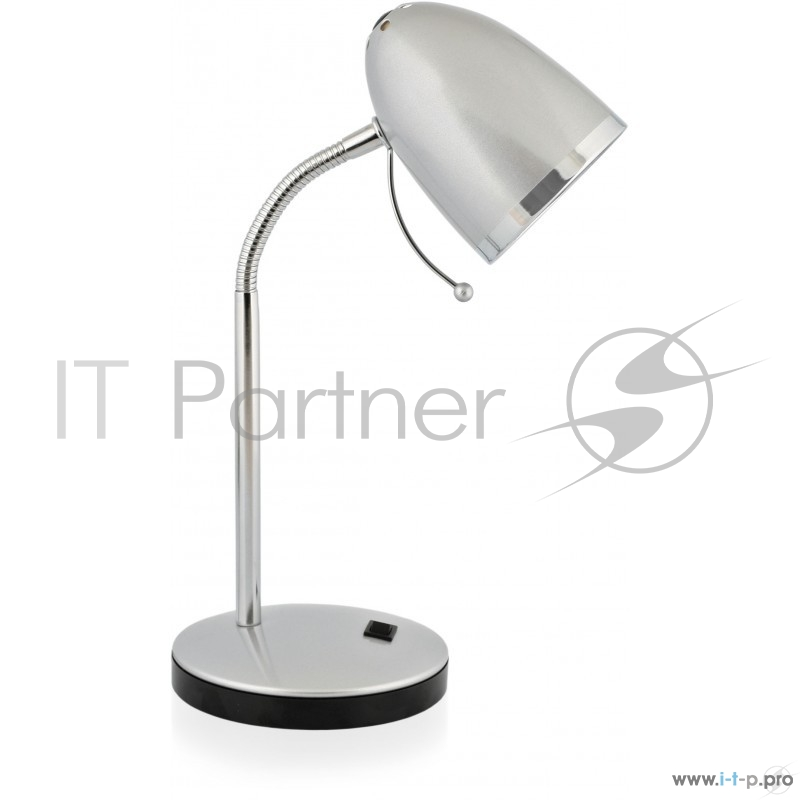 Светильник настольный, Camelion KD-308 C03 серебро ( 230V 40W E27)