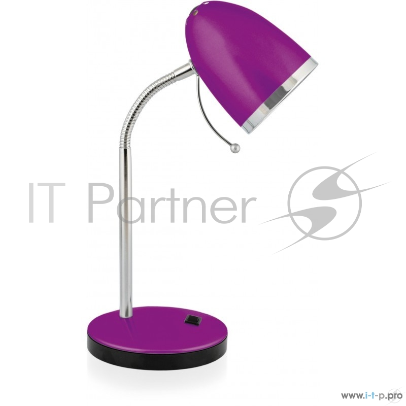 Светильник настольный, Camelion KD-308 C12 фиолетовый (230V 40W E27)