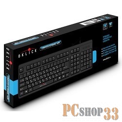 Клавиатура Oklick 140M Standard USB (черный) 654572
