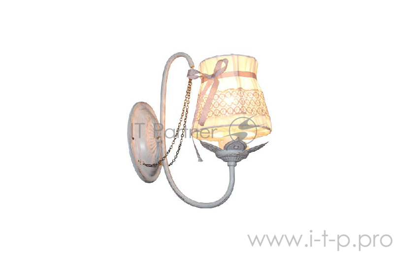 Светильник настенный FLEUR E14X1X60W ANTIQUE WHITE 1102/1W