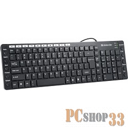 Клавиатура Defender OfficeMate MM-810 Black USB 45810 {Клавиатура проводная,105+20кн}