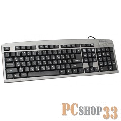 Клавиатура Defender Element HB-520 Grey USB 45523 {Клавиатура проводная, 104+3кн. управление}