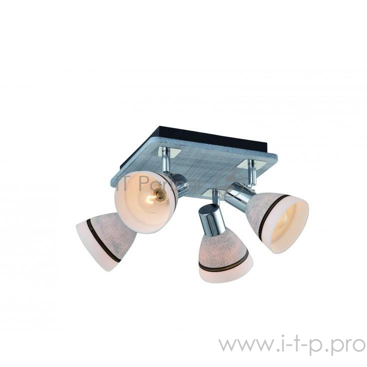 Спот MANDY E14X4X40W GREY/CHROME 1324/4AC