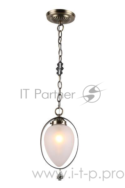 Подвес GLORIA E14X1X40W BRONZE 1212/1P