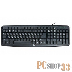 Клавиатура CBR KB 107 Black USB, Клавиатура 107 кл., офисн.