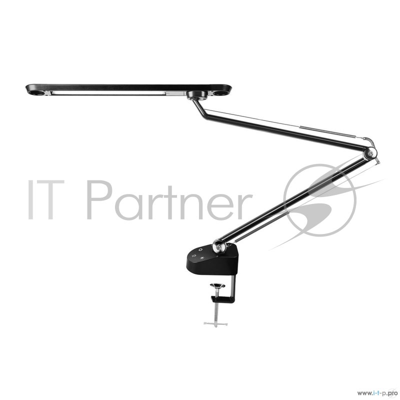 Camelion KD-843 C02 черный LED (Свт-к наст.,13 Вт,230В, 900лм,сенс, рег.ярк, цвет.темп, струбцина)