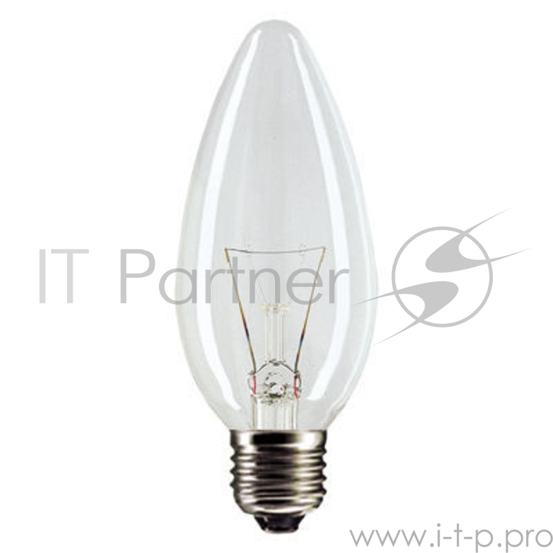 Лампа свеч. B35 40W E27 Cl 230V,колба свечевидная прозрачн., 871150005669650