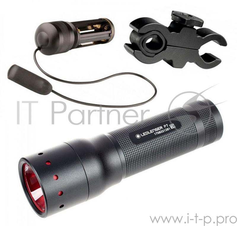 Фонарь ручной Led Lenser P7.2N 1200 черный лам.:светодиод. 320lx AAAx4
