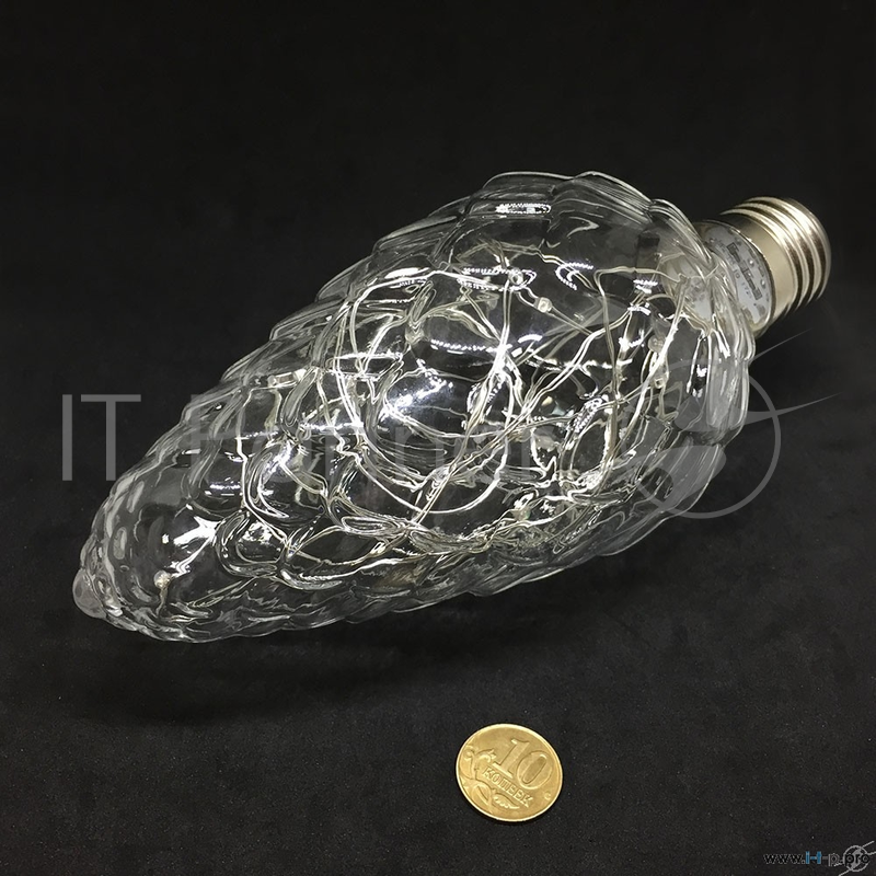 Espada Светодиодная (LED) лампа шишка разноцветная,Е27,3W (E-E27NYC3FC) (43209)