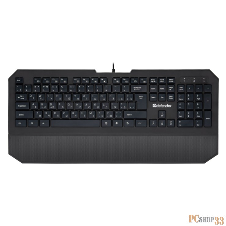 Клавиатура Defender Oscar SM-600 Pro Black USB 45602 {Клавиатура проводная Pro 104+6кн, 13 доп.ф-ций}