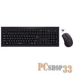 Клавиатура Oklick 210M Wireless Keyboard&Optical Mouse Black USB 612841