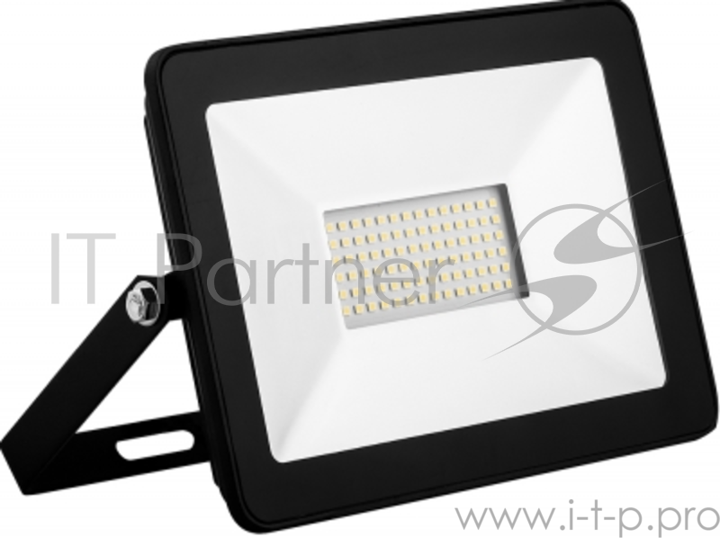 Прожектор светодиодный SAFFIT SFL90-50 2835 SMD 50W 6400k 220в 50гц IP65 черный 221х152х40мм