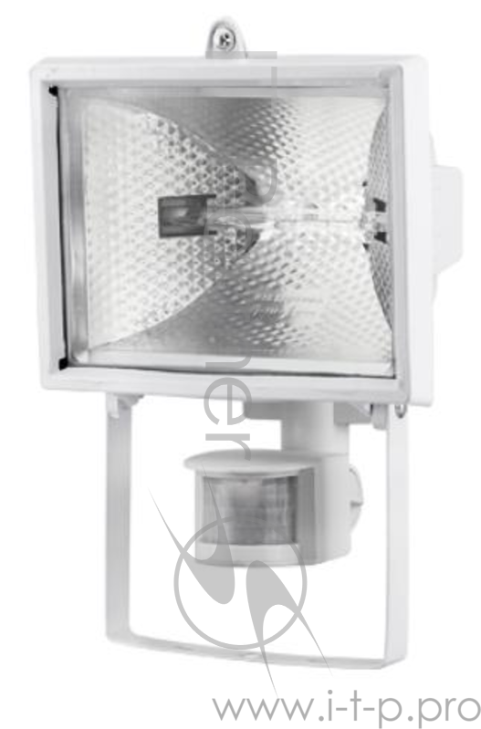 Прожектор UNIEL UPH-500W-WH-sensor 500 Ватт, с датчиком движения, галогенный, белый