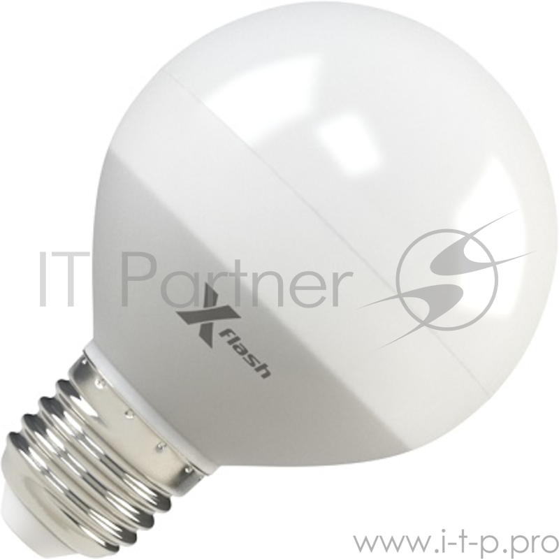 Лампа X-FLASH XF-E27-G70-P-8W-4000K-220V Шар. Е27. 4000К. 670лм.X6