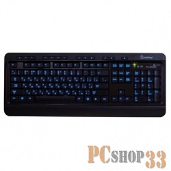 Клавиатуры, мыши Клавиатура проводная мультимедийная с подсветкой Smartbuy 302 USB черная SBK-302U-K