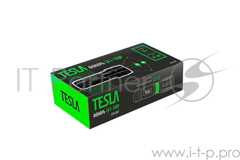 Фонарь светодиодный TESLA LK1-150P 3 Вт, регулируемый фокус