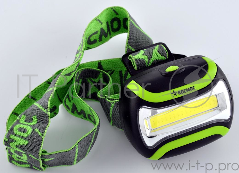 Фонарь КОБ КОСМОС KOC-H3WCOBLED светодиодный налобный 3Вт