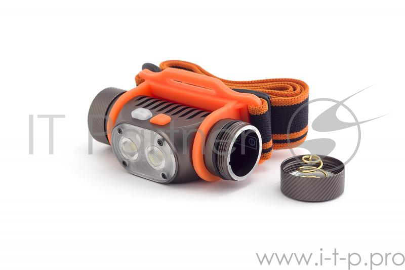 Фонарь ЯРКИЙ ЛУЧ PANDA 2M налобный 2xCREE XP-G3 max.800лм, 5 режимов, магнит, под аккум. 18650