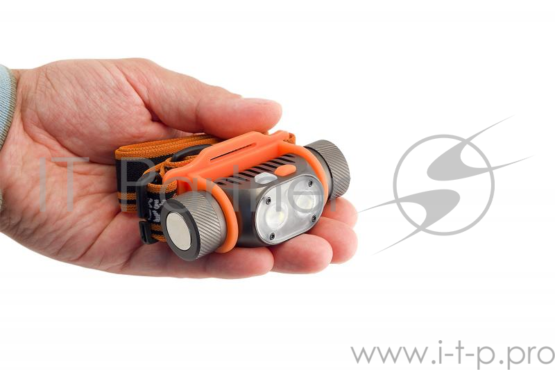 Фонарь ЯРКИЙ ЛУЧ PANDA 2M налобный 2xCREE XP-G3 max.800лм, 5 режимов, магнит, под аккум. 18650