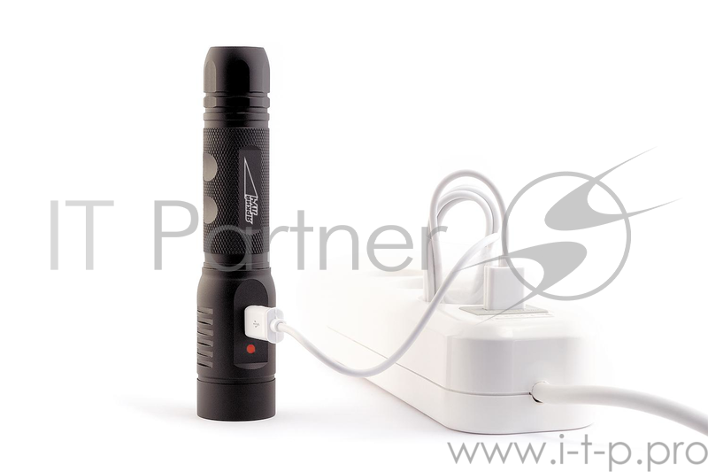 Фонарь ЯРКИЙ ЛУЧ T7v.2 CREE XP-G2 350лм 3реж. 100/35/5% Li-Ion 18650 2600мАч встр. ЗУ micro-USB