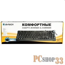 Клавиатура Keyboard A4Tech KR-750, USB, (черный) провод. кл-ра 533409