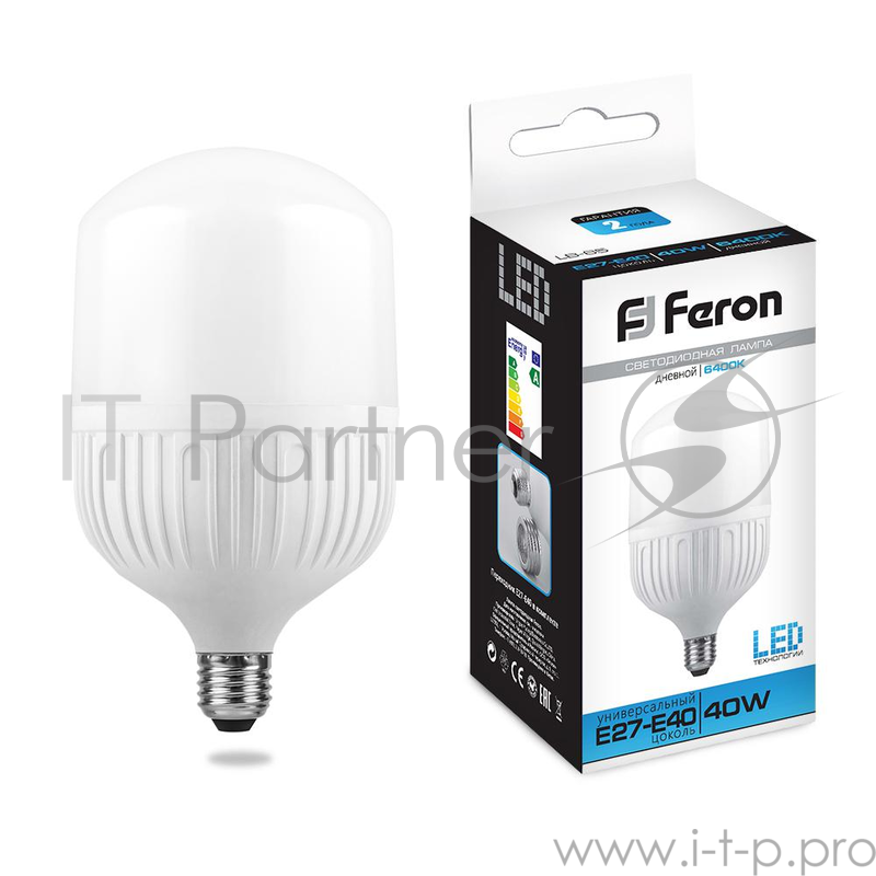 Лампа светодиодная FERON 25820 (50W) 230V E40 4000K, LB-65