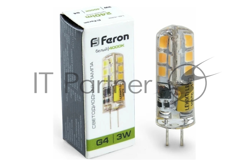 Лампа светодиодная FERON 25532 (3W) 12V G4 4000K, LB-422
