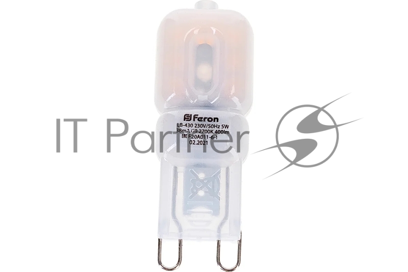 Лампа светодиодная FERON 25636 (5W) 230V G9 2700K, LB-430