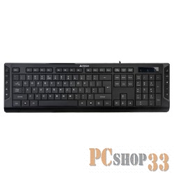 Клавиатура Keyboard A4Tech KD-600 USB, 114 клавиш, мультимедиа, X-Slim 641779