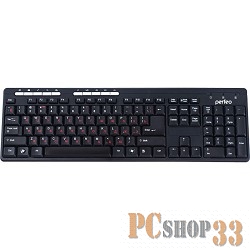 Клавиатуры, мыши Perfeo клавиатура Multimedia, USB, чёрная (PF-618-MM)