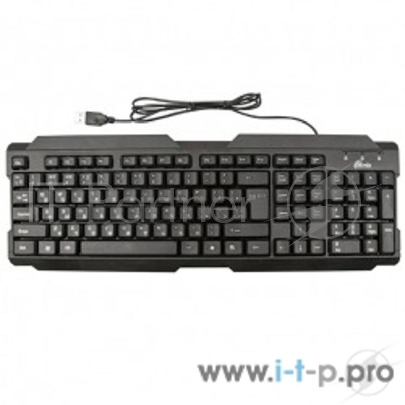 Клавиатуры RITMIX RKB-121 Black USB {Проводная клавиатура с классической раскладкой}