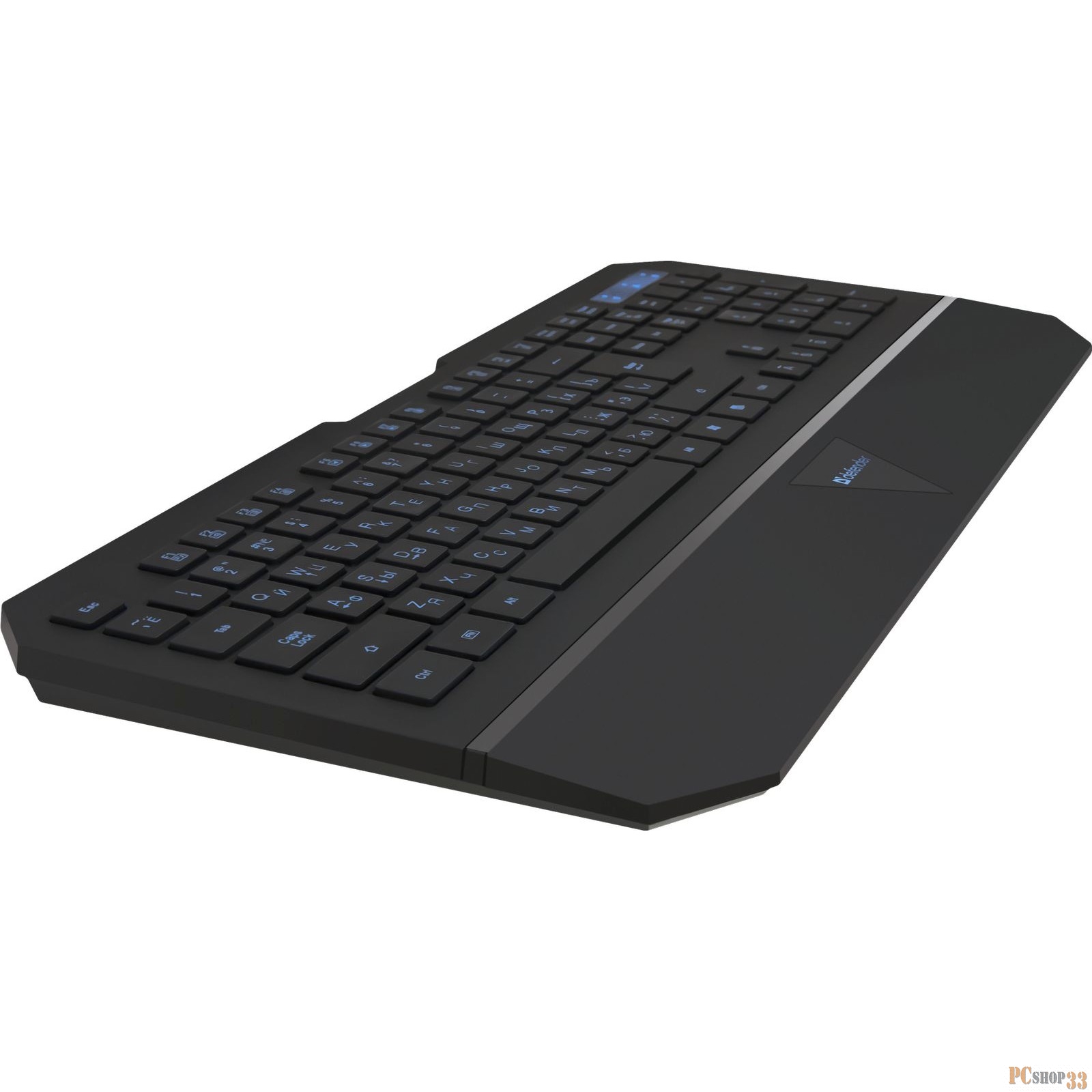 Клавиатура Defender Oscar SM-660L Black USB 45662 {Клавиатура проводная, 104кн., 4 уровня подсветки}