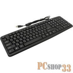 Клавиатура Defender HB-420 RU Black USB 45420 {Проводная клавиатура, полноразмерная}