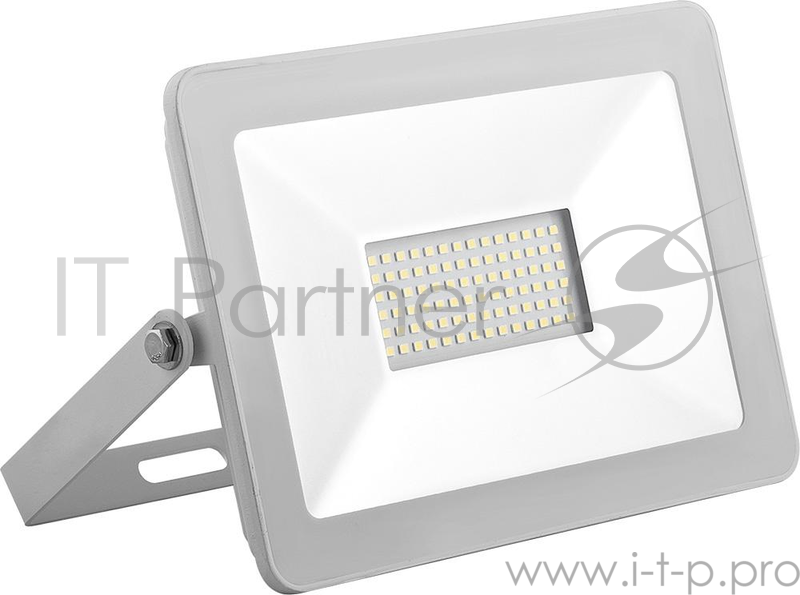 Прожектор светодиодный SAFFIT 55073 2835 SMD, 50W 6400K IP65, белый в компактном корпусе, SFL90-50